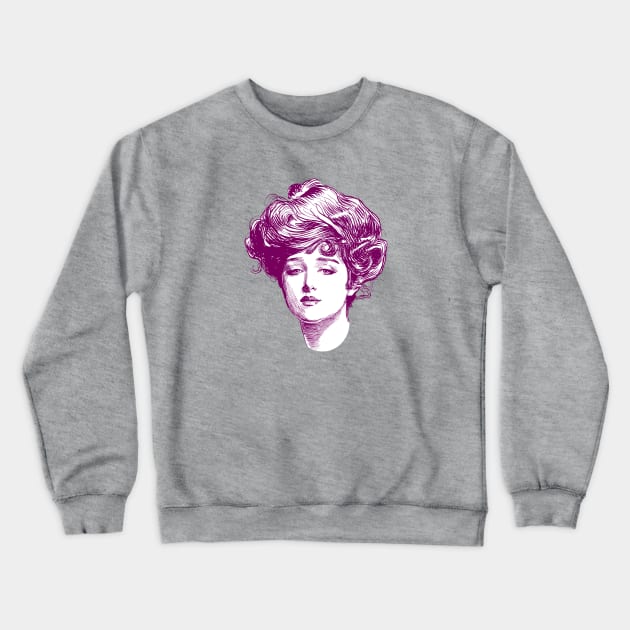 The Gibson Girl Crewneck Sweatshirt by chmdance